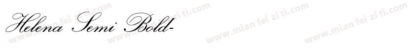 Helena Semi Bold字体转换